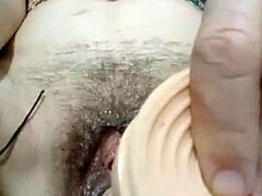 Hey, check out my hot friend masturbating with her wet pussy using a dildo!