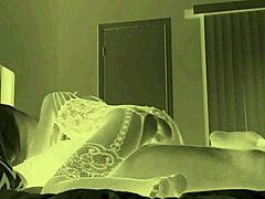 Watch this ebony amateur take that interracial creampie at night!