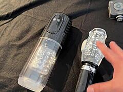 hey this good girl with hottest long legs came for a fashion shoot but it turned into a wild porn session with sex toys and blonde action backstage