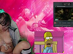 Ellie reacts to that wild monster animal compilation, getting all hot and bothered solo. 😏