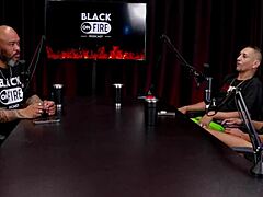 Whoa, this naughty one does a sensual striptease after sharing she did dp with a thick toy! She's hunting for a dwarf and someone to suck, sit or pass - natt paradise on sheer red!