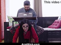 stepson blackmails cheating stepmom into hard anal fucking and becoming his personal sex toy unless she wants dad to know - analkink