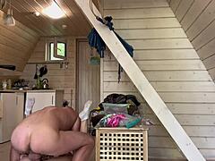 BLONDE SLUT IN SEXY LINGERIE TAKES BIG COCK ROUGH