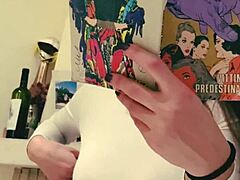 Girlfriend Forgot Wearing Bra During a Party with Friends and Natural Tits Exposed