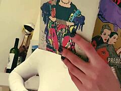 Girlfriend Forgot Wearing Bra During a Party with Friends and Natural Tits Exposed