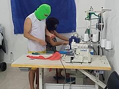 Oh damn, I couldn't resist the temptation with my coworker - he went crazy flashing and sucking my vagina!