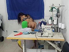 Oh damn, I couldn't resist the temptation with my coworker - he went crazy flashing and sucking my vagina!