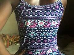 What a crazy bitch, stuck in her room all day playing with her feet!