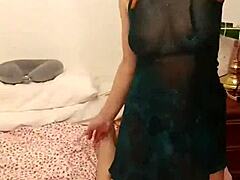 Oh man, this squirting Asian pornstar's huge pussy takes a quickie pounding from a submissive European stud