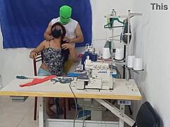 Oh damn, I couldn't resist the temptation with my coworker - he went crazy flashing and sucking my vagina!