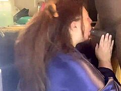 Hey, what's the best blowjob by bbw with fat slut handling big black cock in interracial sloppy oral?