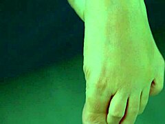 I feel my pink pussy overflowing with creamy juices as I self-pleasure to climax, this desi beauty's petite body shaking in orgasm