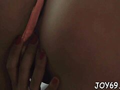 this teen babe strips naked and gets wet enjoyment fingering her puffy pussy solo with toys