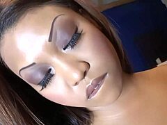 two horny asian sluts share a big cock for an intense threesome fuck video