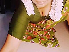 Indian maid with big boobs in saree gets fucked by house owner, dirty talk included 😈