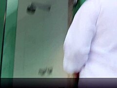 young stepson drills his busty stepmom's ass right after her shower in sheer outfit