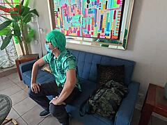 Soborno tricks fake police into wild creampie doggystyle fuck with cum on tits in bisexual cosplay roleplay