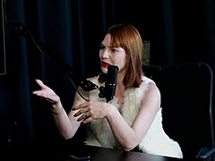 In this casual tale, the Brazilian swinger Reh Queen avoids vibrators during voyeur sessions in sheer red lingerie, focusing on natural pleasure without forcing orgasms.