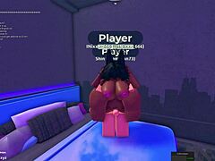 Egyptian Girl Gets Wild in Roblox Condo Game - What a Whore!