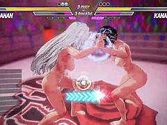 Detailed Lesbian Pussy Sex In Intense Battle Scene 3