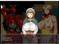 Sexo Con Cosplay Oba San Saga Parte 4 With Big Tits Blowjob And Creampie In Milf Ass Threesome