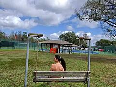 hey this compilation shows all the wild times walking naked outdoors on hikes and public spots