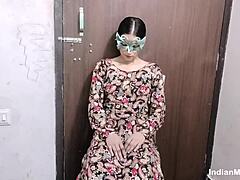 Beautiful Young 18+ Indian Bhabhi Suggests Shaved Pussy Licking and Rough Doggystyle Banging