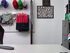 Petite 18+ Shoplifter Babe Gets Doggystyle Fuck In Security Office! What A Wild Orgy Scene!