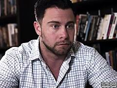 sexaddict blonde strips down in front of her counselor craving his cock for rough oral and fucking