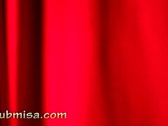 redhead milf pounds her pussy hard then fingers ass in bdsm session