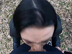 Curvy Latina Milf Mommy Housewife Sucks Cum Facial in Risky Outdoor Sloppy Blowjob Compilation