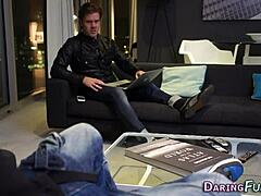 Classy Euro Babe in Stockings Rubs Vag to Facial Cumshot After Doggystyle Hardcore