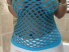 this BIG TITS teen just turned 18 and she's already BENT OVER getting her TIGHT PUSSY POUNDED by monster cock doggystyle on the bed