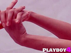 milf karolince cc strips lingerie with sexy blonde teen jessica lawson, small tits posing naked