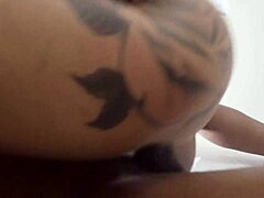 neighbors slutty latina wife spreads wet pussy for bareback doggystyle from bbc lover till gaping orgasm