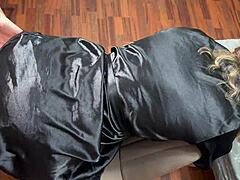 after work this sexy housewife bends over for close-up doggystyle pounding of her wet pussy