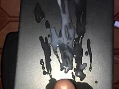 whoa this skinny solo dude strokes his huge monster cock to massive cumshot 💦🍆