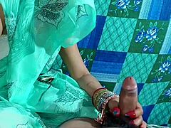 dirty indian wife grabbed by sasur in room, stunned by his cock in clear hindi audio