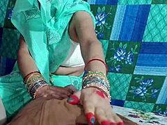 dirty indian wife grabbed by sasur in room, stunned by his cock in clear hindi audio