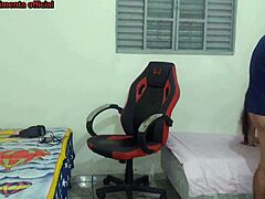 hey dude your half-sister changes near you then you fuck her on gamer chair