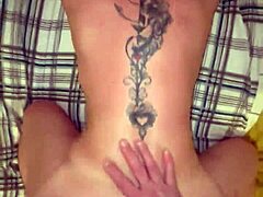 Beautiful Blonde Mommy with Big Tits Sucks Step Sons Huge Cock Then Gets Fucked Hard and Facial