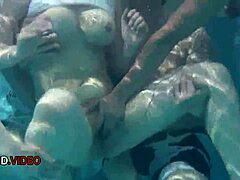 japanese suzuna komiya big tits tease poolside before hot blowjob oral