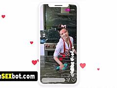 60s housewife strips teases blows fucks doggystyle bent over quickie retro