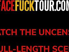 Horny Big Tits Blonde Roughly Face Fucked Sloppy Deepthroat By Monster Cock