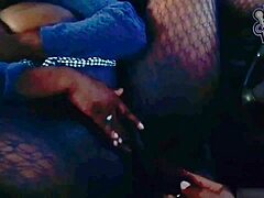 Black Milf Yukisenpai Fingers Wet Pussy Roadside While Listening to Sexy Audiobook