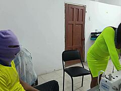 office worker feels unexpected hands groping her curves at work