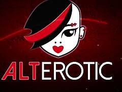 Big Titty Babe Payton Preslee Rides Tremor Toy Hard