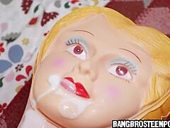 Petite brunette roommate sucks big black cock then rides it hard in dorm reality