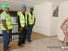 PrivateBlack Pale Blonde Nathaly Cherie Drowns In BBC Bukkake