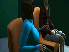 bbw bus driver drops to knees sucking fat young cock on public bus ride